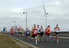 Soon after the start of the Transped Blyth Valley 10k.